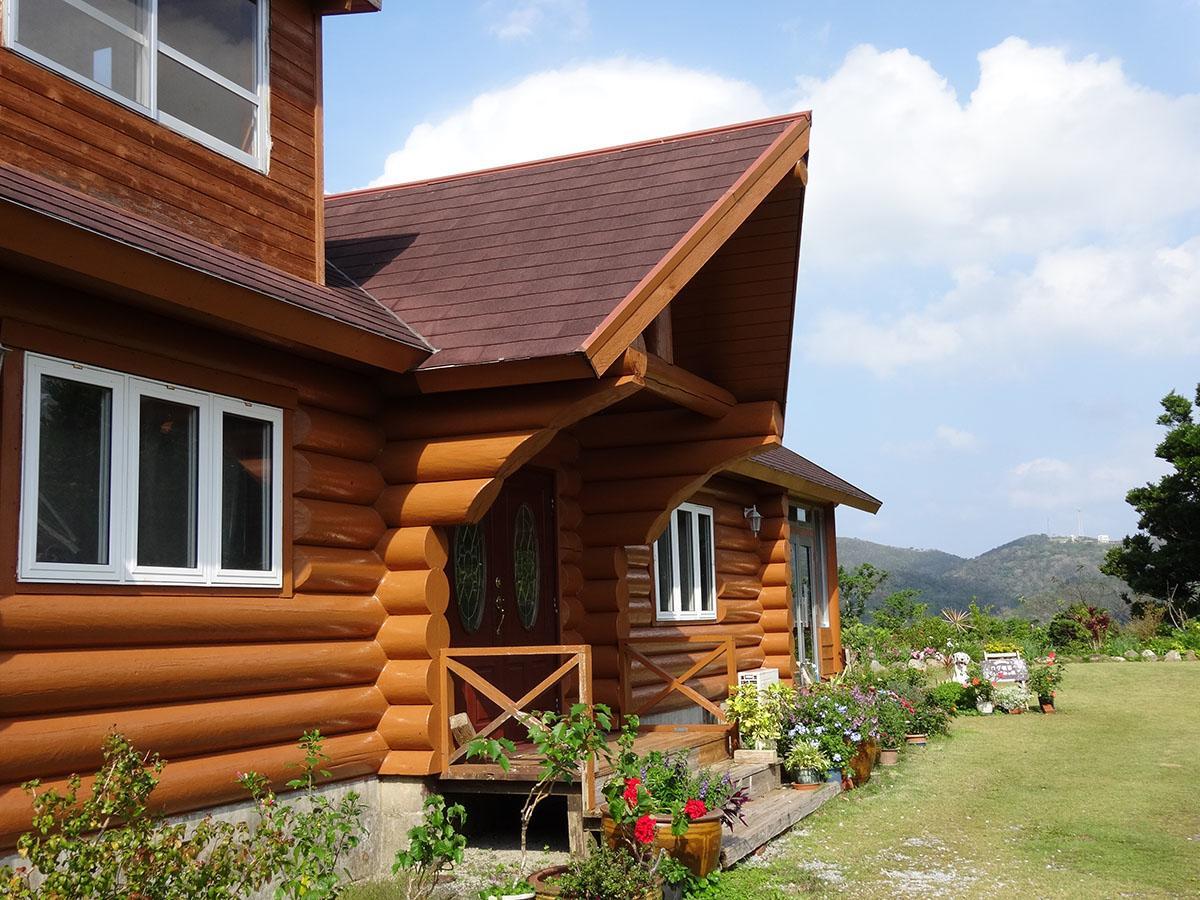 Log Pension Izumigamori Motobu Esterno foto